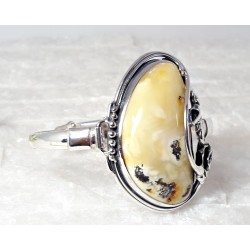 Bernstein Armreif Silber 925 BB139