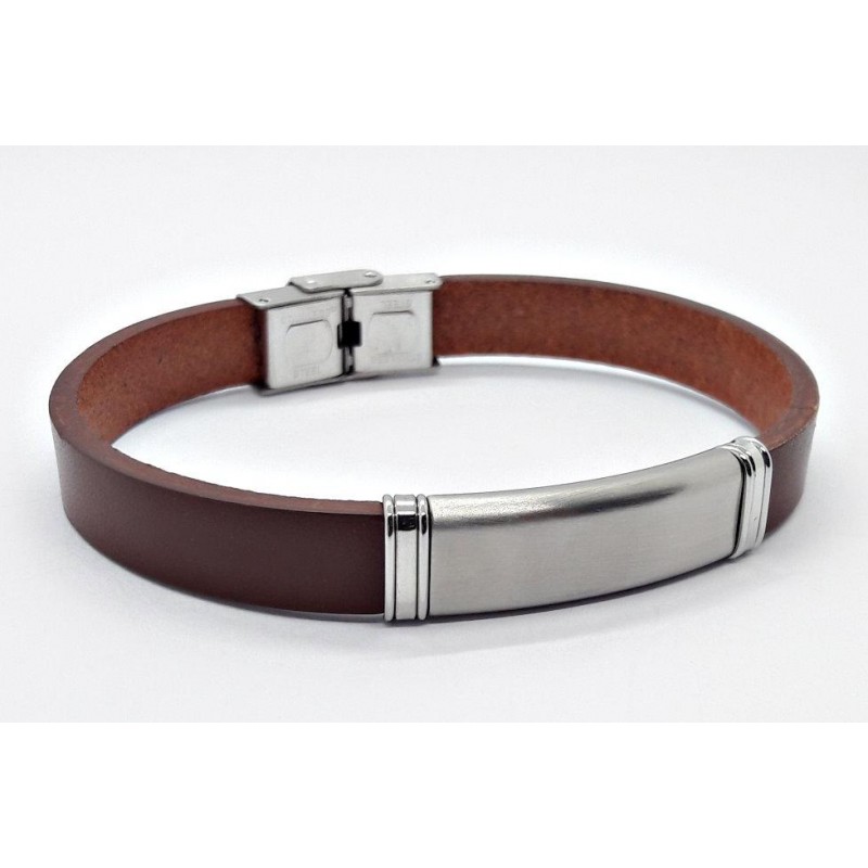 Armband 23 cm Lederarmband braun SG179 Armband 23 cm Lederarmband braun SG179