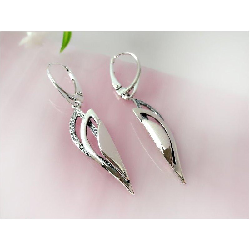 Ohrhänger Sterlingsilber Silber 925 Ohrringe SM108 Ohrhänger Sterlingsilber Silber 925 Ohrringe SM108