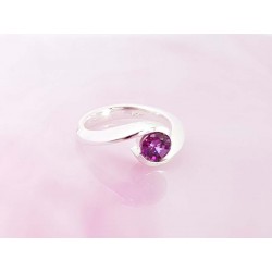 Silber Ring 925 mit Amethyst lila SS24