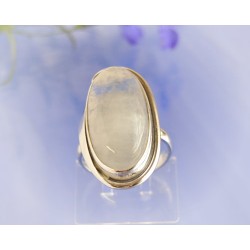 Mondstein Ring 20 mm Silber 925  MT36