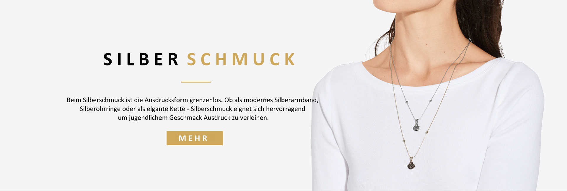 Silberschmuck und Bernsteinschmuck von